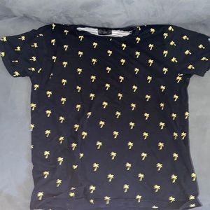 Denim & Flower Short Sleeve (Small)